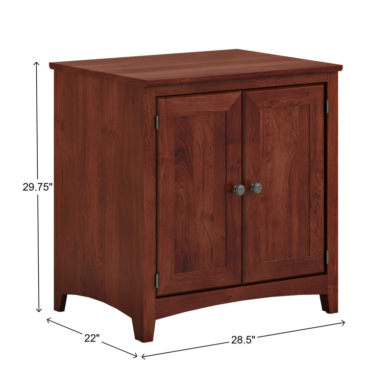 Armoire de rangement Malani, Cerisier Washington