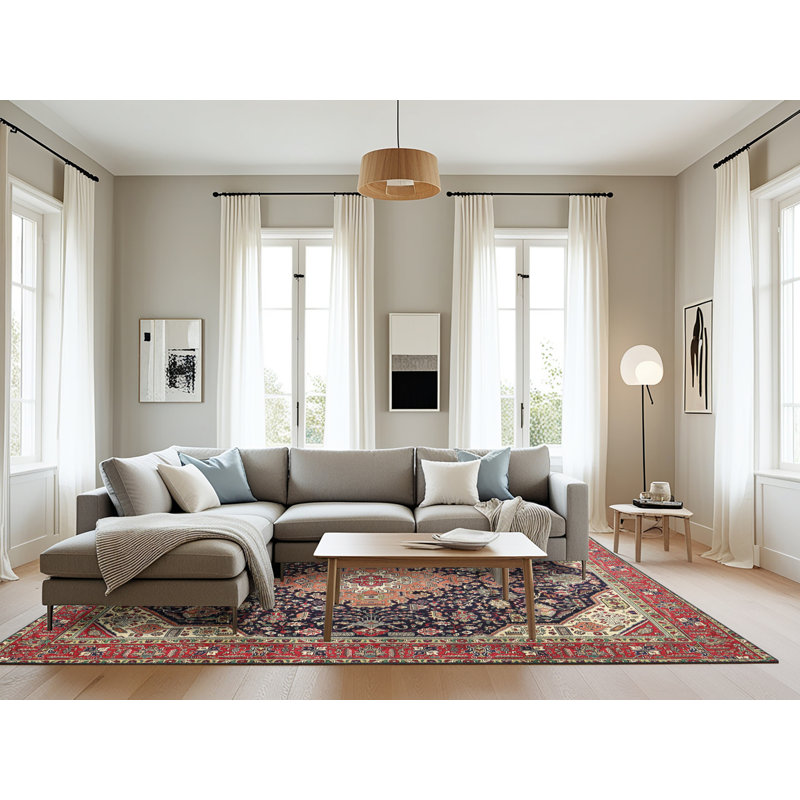 Oriental Indoor Rug, Rectangle 8' x 12'