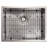 ZLINE 23 in. Meribel Undermount Single Bowl Satin Stainless Steel Kitchen Sink with Bottom Grid (SRS-23S)