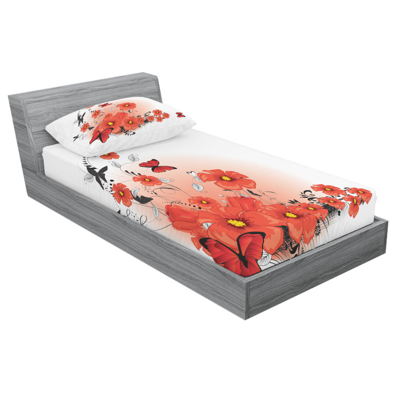 Microfiber Sheet Set, Twin XL Sheet Set with Fitted Sheet