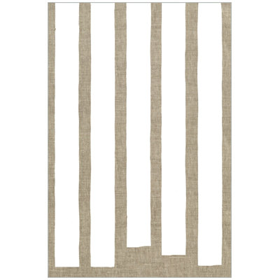 Pulled Lines 1 par Thom Filicia - Peinture à cadre flottant sur Farbic