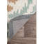 Tapis beige / bleu tufté à la main Rutherford-19341570