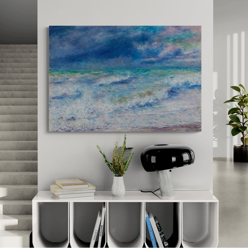Seascape by Pierre-Auguste Renoir - Wrapped Canvas Art Prints, 41 cm H x 61 cm W