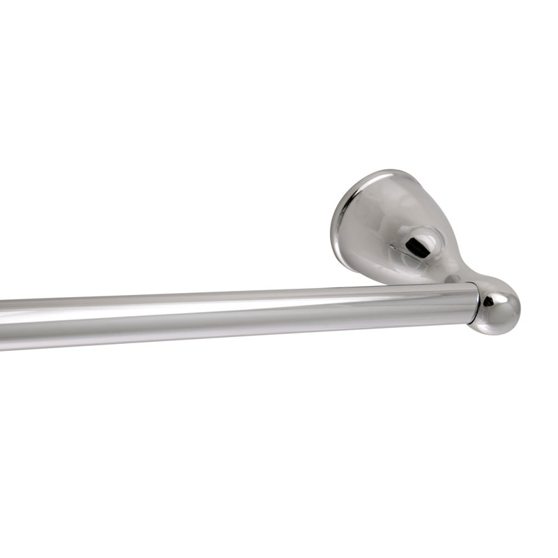 Ames 25.86'' Wall Mounted Towel Bar, Polished Chrome