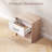 Modern Nightstand Bedside Table With Drawer Open Storage Shelf For Small Spaces-1351989202