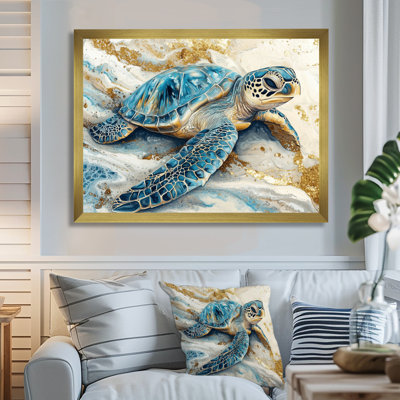 Colen Marble The Turtle S Voyage I - Tortue, art mural