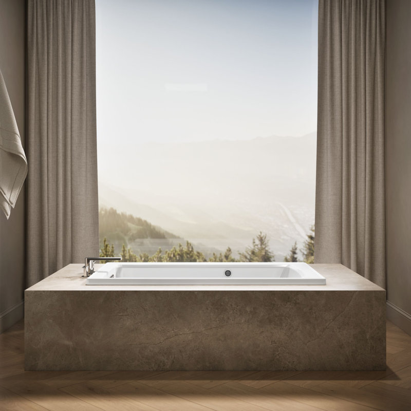 Archer 60" x 32" Soaking Bathtub, White