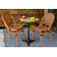 Stackable Outdoor Patio Dining Armchair with Cushion
