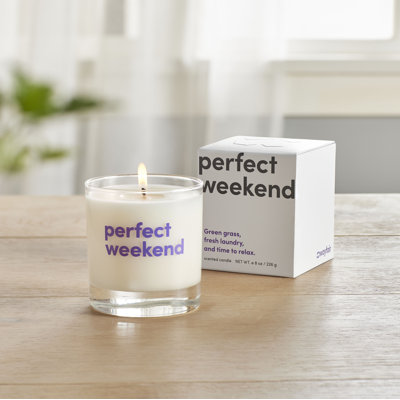 Perfect Weekend Candle - Fresh Cut Grass and Clean Laundry