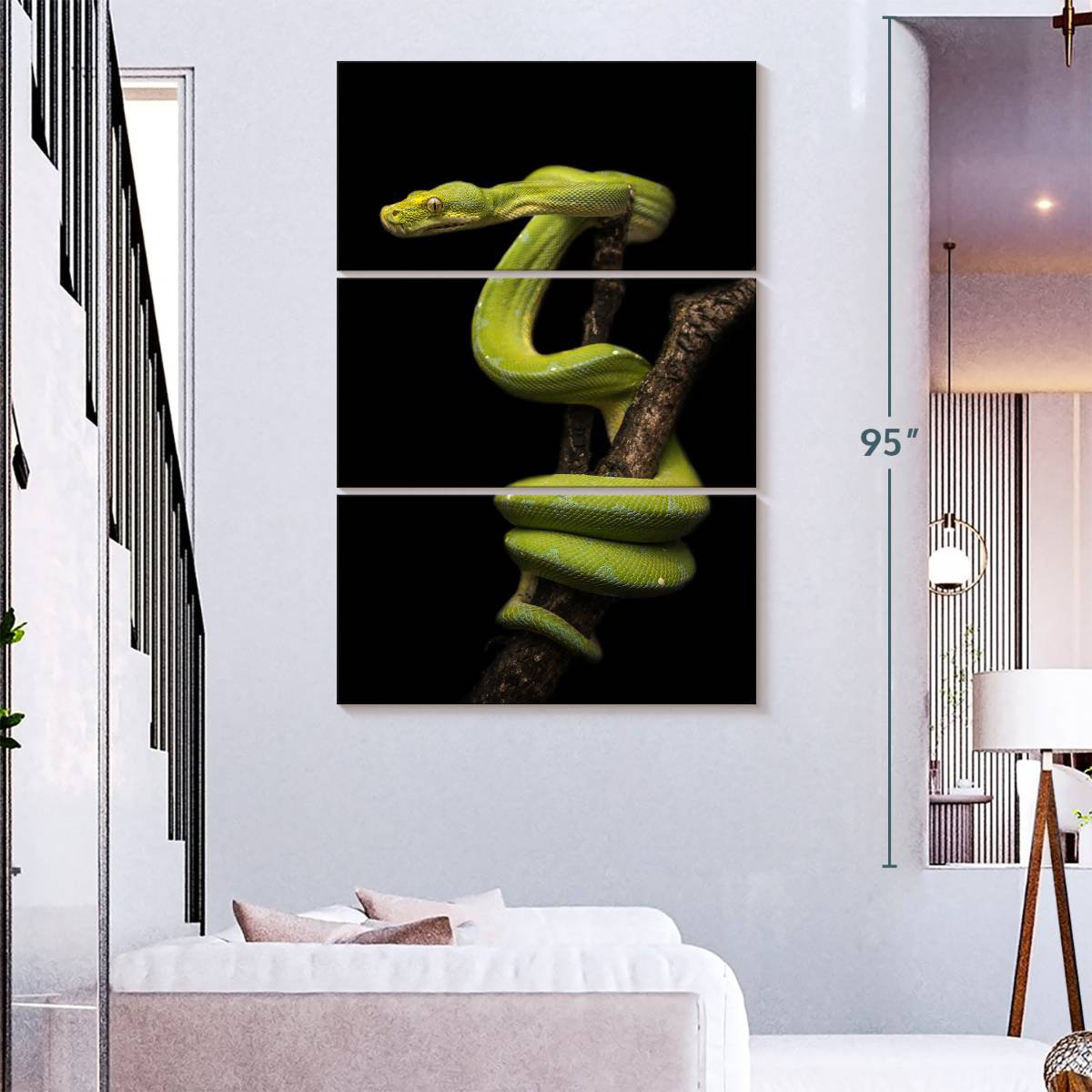 Ebern Designs Brampt Python Wrapped Around A Branch | Wayfair