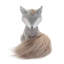 Figurines Woodland Fox avec queue en fausse fourrure (ensemble de 6)