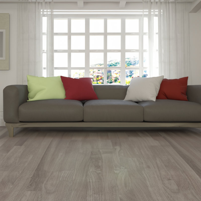 Plancher stratifié 7,48 po x 50,78 po x 8 mm, Chêne gris
