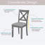 Ensemble de 4 chaises en bois massif-103075261