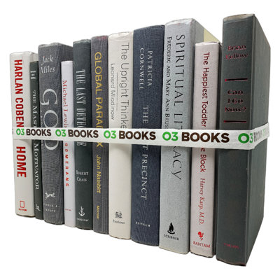Livres décoratifs granit gris