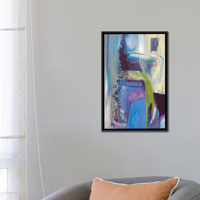Bleus usés, reproduction d'art sur toile tendue