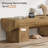 55" Storage Bench With 2 Safety Hinges, Farmhouse Shoe Bench With Flip-top Storage, Supports 350 Lb And Easy Assembly (natural)-448320957
