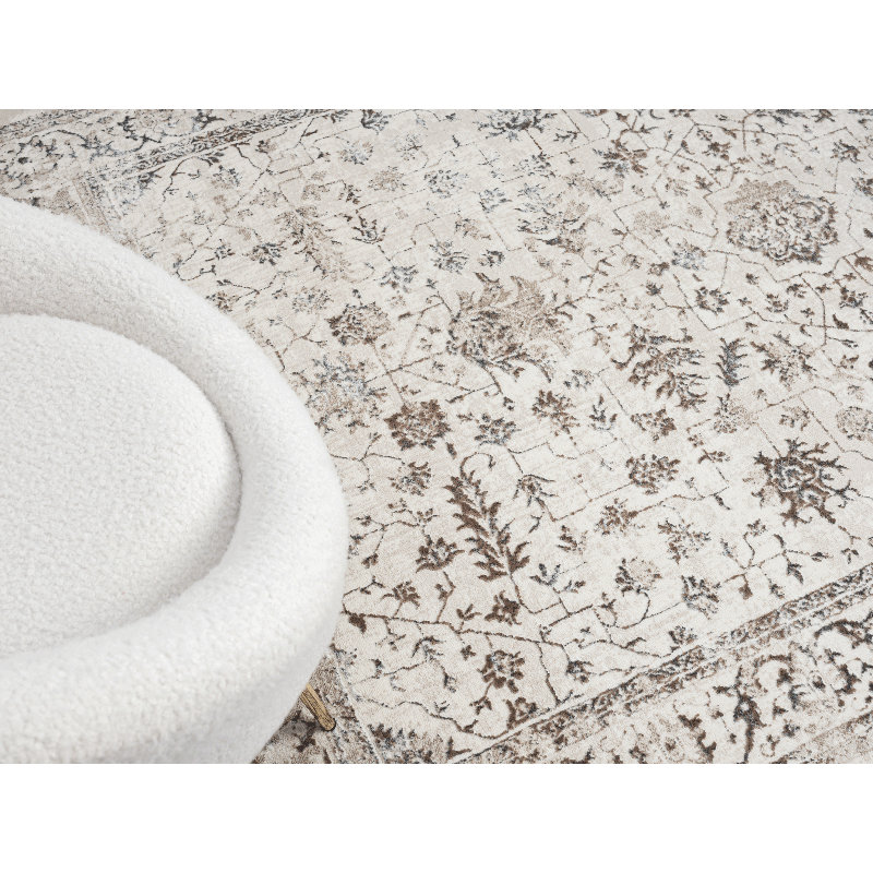 Audey Damask Area Rug, Runner 80 x 300cm