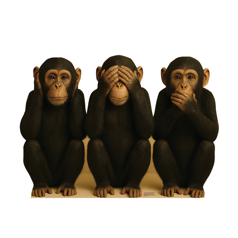 Hear, See Speak No Evil Monkeys