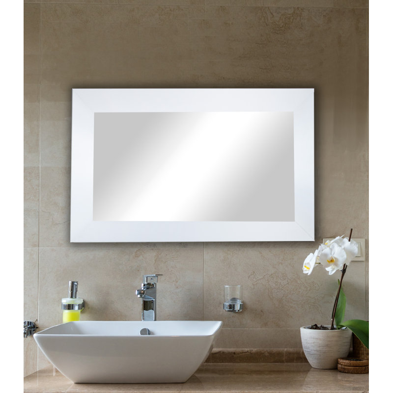 Mirror, 33" x 28", White