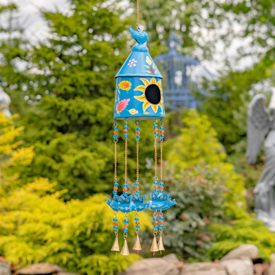 Carillons colorés Birdhouse