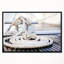 «White Nautical Mooring Rope», reproduction de photo sur toile-26695380
