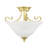 Aquala Glass Semi Flush Mount-20317236