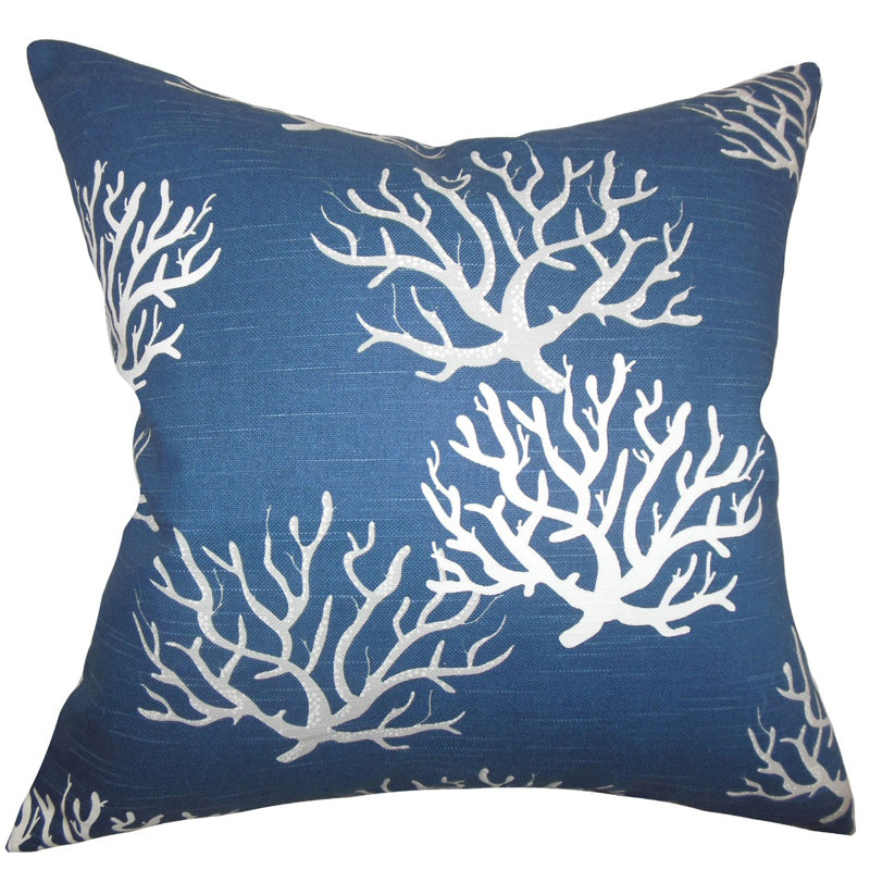 Taie décorative Hafwen, Grand, Bleu marine