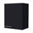 So- Hi Wall Cabinet in melamine with one door,black-1354817851