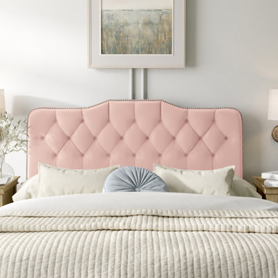 Aurkene Upholstered Pine Panel Headboard