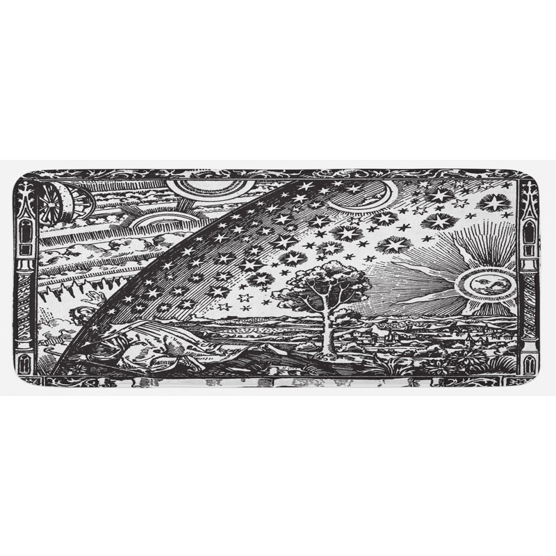 Eclectic Polyester Kitchen Mat