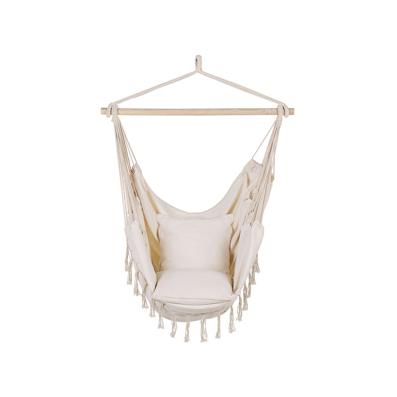 Balibo Cotton Hanging Chair, Beige