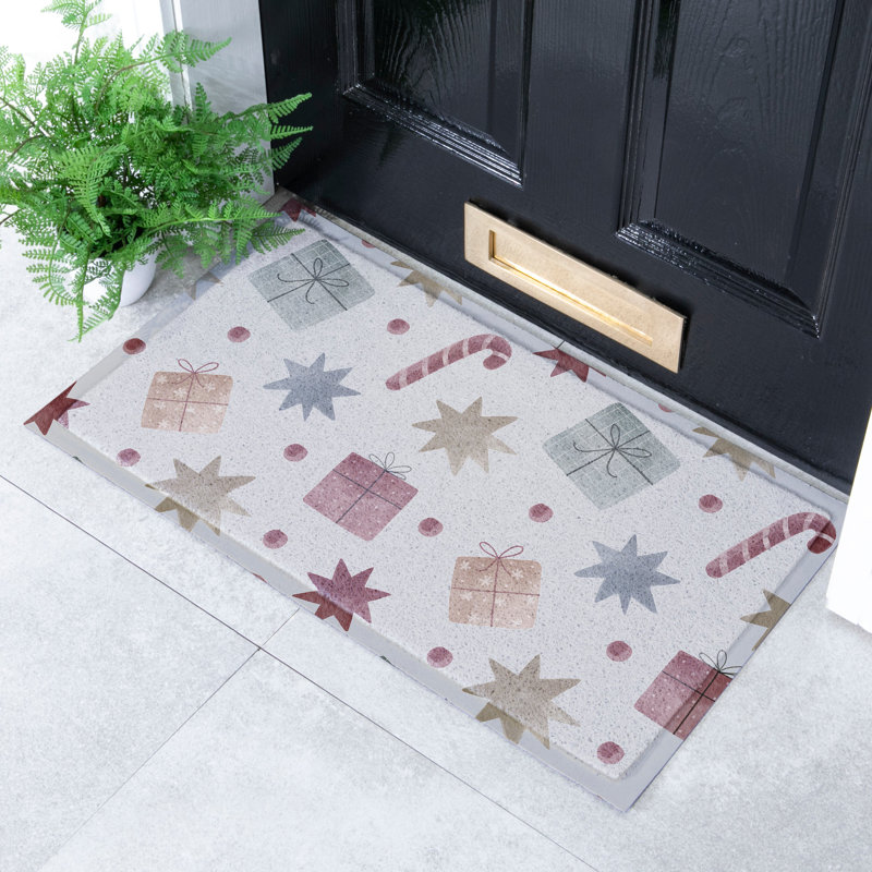 Amiaha Non-Slip No Pattern Doormat