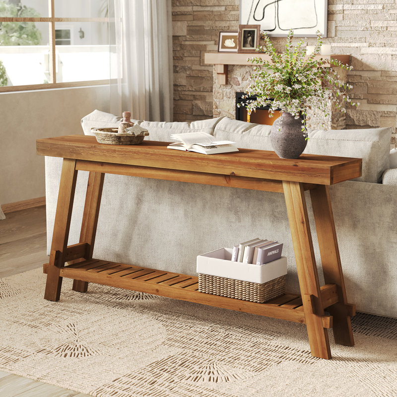 160cm Solid Wood Console Table