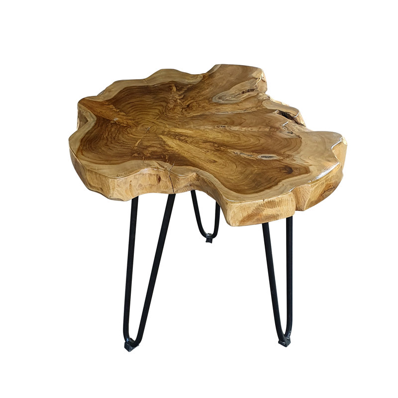 Marjo Tree Stump End Table