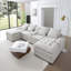 Canapé confortable à 6 places avec console et porte-gobelets pour le salon-1184788797