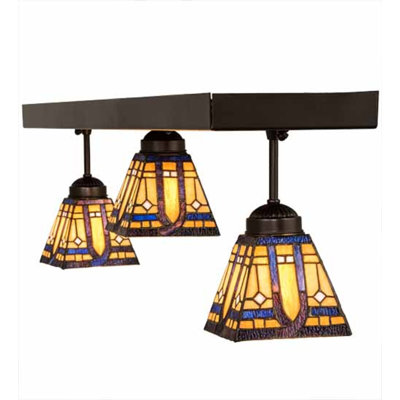 Tovaris Glass Semi Flush Mount