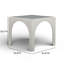 Table de jeu en chenille Tomlin Cream Performance-269026256