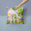 Coussin intérieur/extérieur d’une maison blanche à la plage