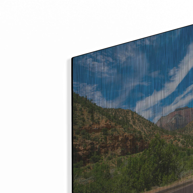 Utah Roadtrip ', art mural en métal, H 12 po x l 16 po