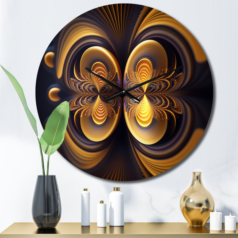 Horloge murale Op-Art Retro, Petit