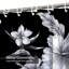 Rideau de douche imperméable hibiscus avec 12 crochets Tropical Bird Paradise-787251778