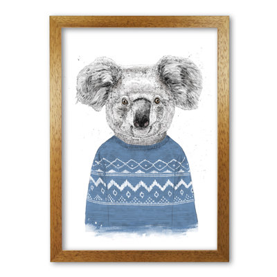 Winter Koala 1 Piece Wall Art