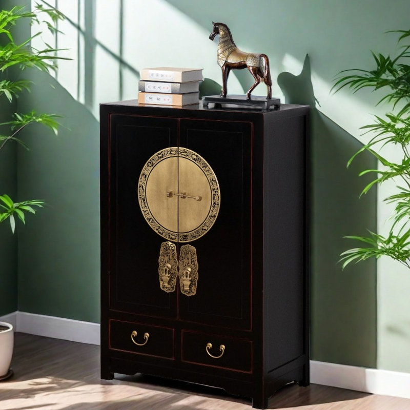 16 Pair Solid Wood Shoe Storage Cabinet