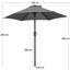 Charlean 226cm Tilt Parasol-299226683