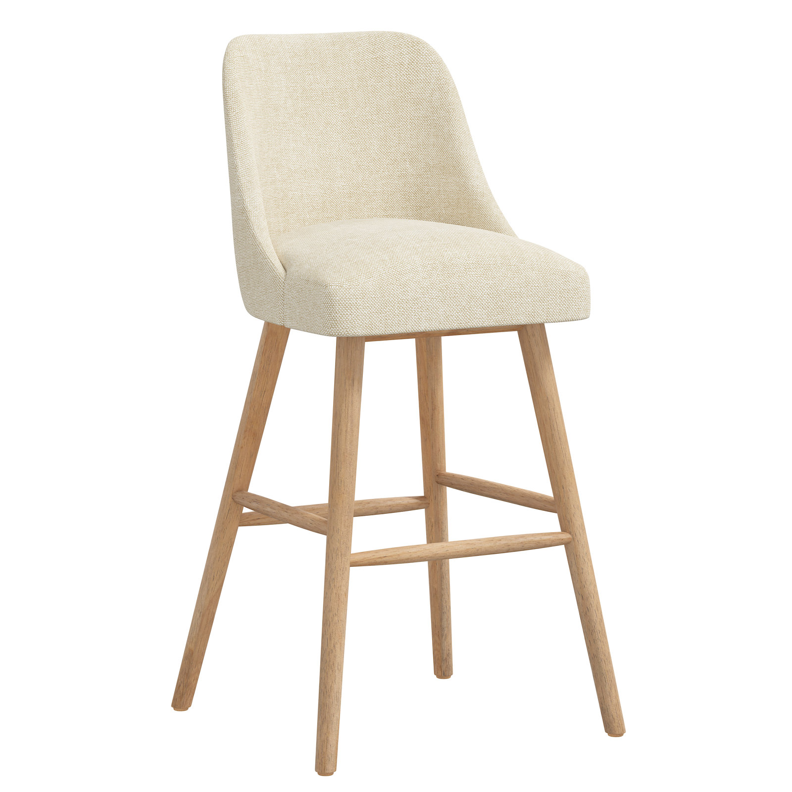 Gallie Counter & Bar Stool, Espresso, Bar Stool (31” Seat Height), Natural Wood