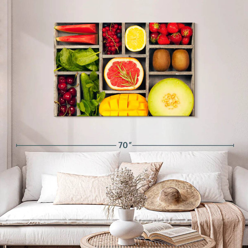 Yarlin Vegetable And Fruit Bento, 30" H x 45" W