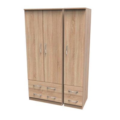 Tabathe Manufactured Wood Wardrobe