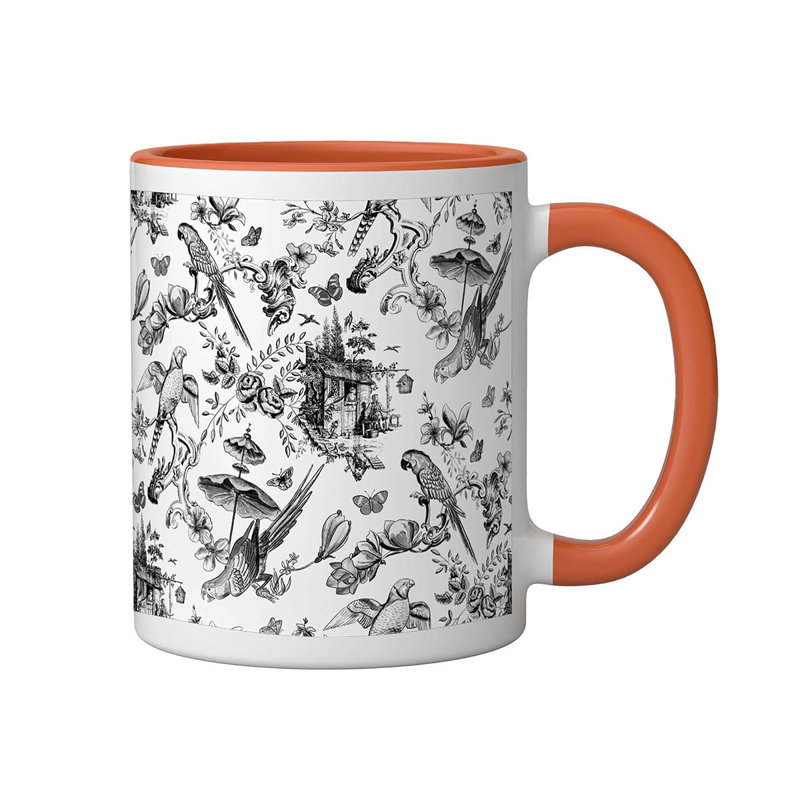 Ceramic Coffee Mug, Orange