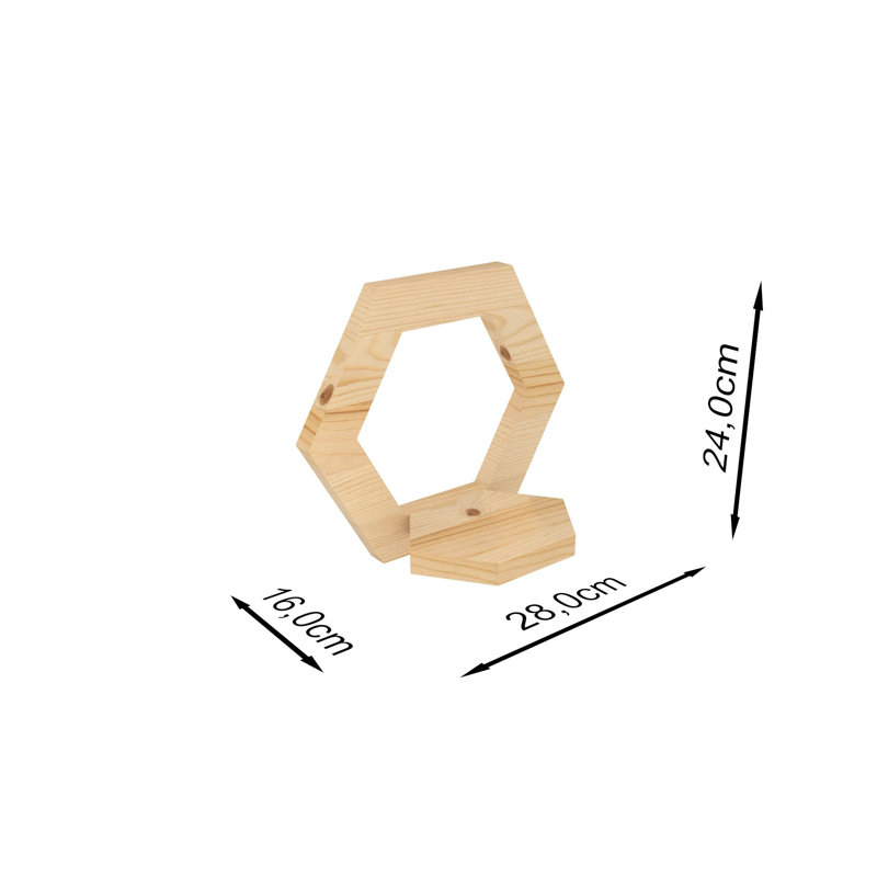 Locelso Wood Floating Shelf
