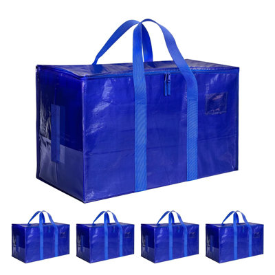 Très grands sacs de déplacement avec couvercles, poignées et fermetures à glissière renforcées, fourre-tout robuste pour le transport de camping